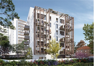 appartement neuf à la vente -   69008  LYON 8EME ARRONDISSEMENT, surface 64 m2 vente appartement neuf - UBI417367161